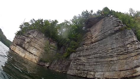Summersville Lake Big Cliff Jump Youtube