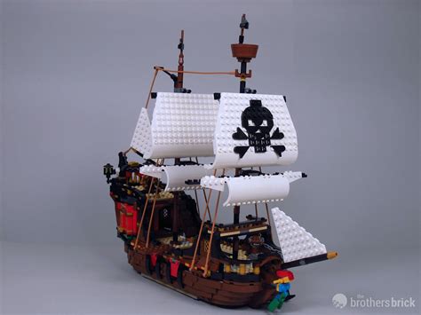 How to download building instructions online. LEGO Creator 31109 Pirate Ship 41 | The Brothers Brick ...