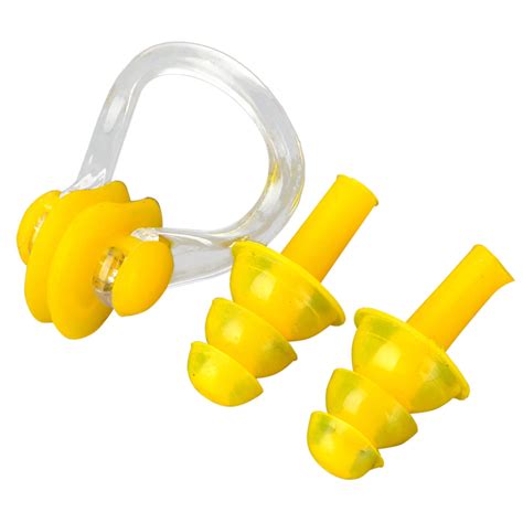 Comfortable Waterproof Silicone Ear Plugs With Nose Clip Setfor