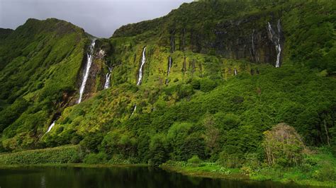 Waterfall Jungle Mountain Hd Wallpaper Nature And Landscape