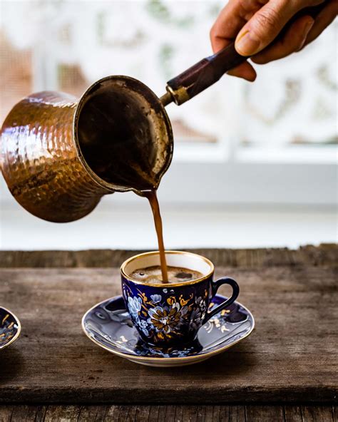 Turkish Coffee Pot Greek Arabic Coffee Maker Hammered Copper Coffee