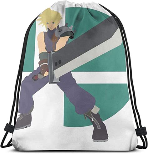 Cloud Super Smash Bros Ultimate Sport Bag Gym Sack