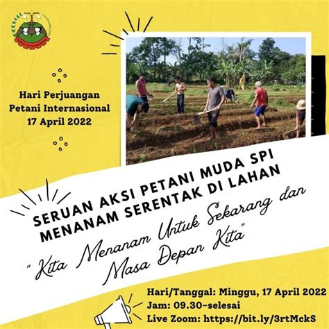 April Aksi Petani Muda SPI Menanam Serentak Di Lahan Serikat Petani Indonesia