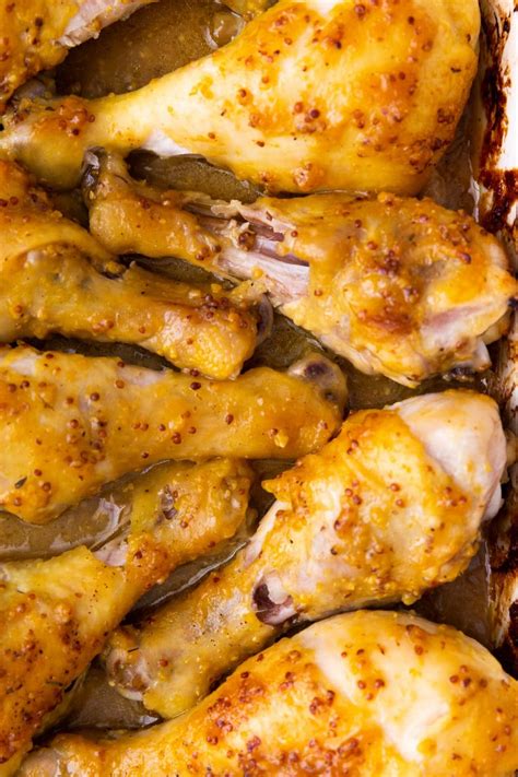 Honey Mustard Baked Chicken Drumsticks Recipe Sweet Cs Designs