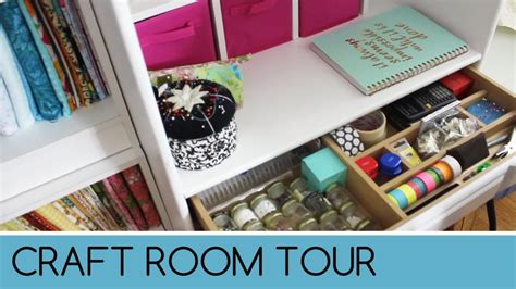 I started organizing by color in 2006 or so and it changed the way i craft. Craft Room Tour 2016 - YouTube