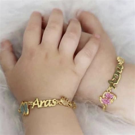 New Lioree Custom Bracelet In 2020 Baby Jewelry Gold Baby