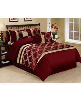 Shop over 130 top red comforter sets queen and earn cash back all in one place. Spring Special: 7 Piece Queen Claremont Burgundy/Gold ...