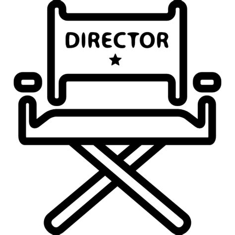 Silla De Director De Cine Icono Gratis