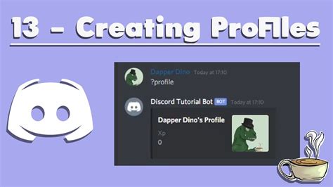 How To Make A C Discord Bot Creating Profiles Part 13 Youtube