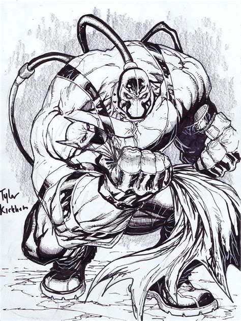 Bane Sketch Dc Comics Artwork Batman Artwork Drawing Superheroes