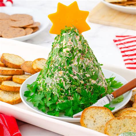 Christmas Tree Cheese Ball • Food Folks And Fun