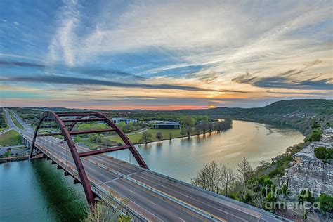 Austin 360 Bridge Sunset Photograph By Bee Creek Photography Tod And