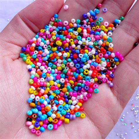 Colorful Seed Beads Tiny Glass Beads In 2mm Necklace And Bracelet Ma Miniaturesweet Kawaii