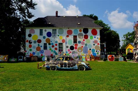 Tyree Guytons Polka Dotted Heidelberg Project In Detroit The Vale