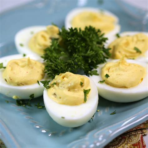Add salt and pepper, to taste. This southern style deviled eggs recipe is very similar to ...