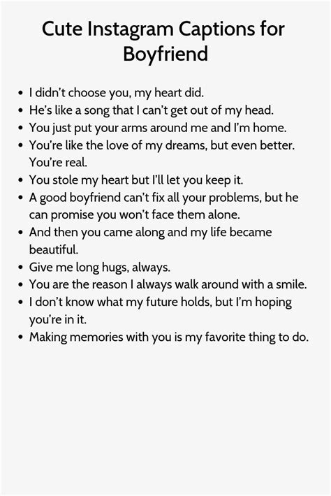 Here are some instagram bio ideas that can use to find inspiration. Instagram Captions Boyfriend in 2020 | Cute instagram ...