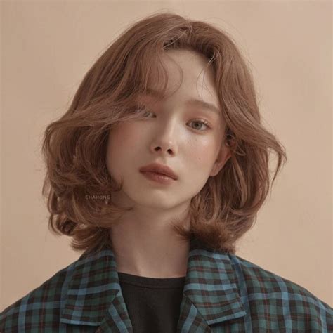 South Korea Bursts Red Korean Girl Dyed Hair Preferred Autumn Most