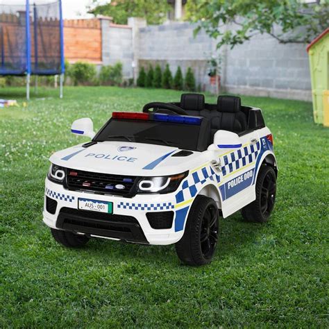 Rigo Kids Ride On Car Inspired Patrol Police Electric Powered Toy Cars