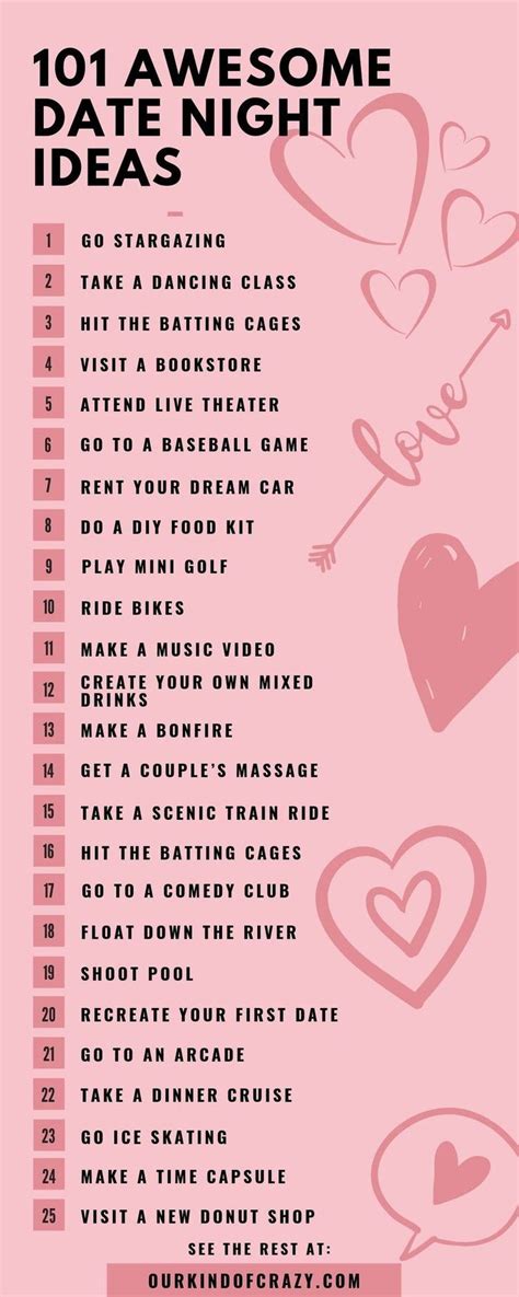 101 Date Night Ideas That Arent Dinner And A Movie Dreamdates Looking For Exciting Fun Or Cute