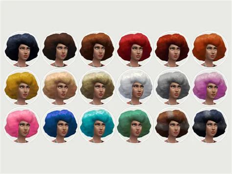 Sims 4 Hairs ~ Lumia Lover Sims The Kwanza ‘fro Hairstyle