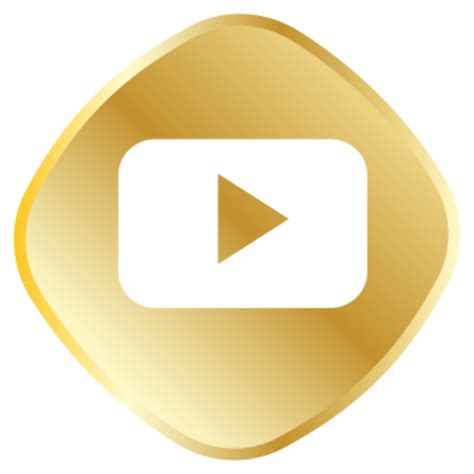 Download High Quality Youtube Transparent Logo Gold Transparent Png