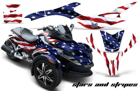 Decal Graphic Sticker Kit For Can Am Spyder Roadster Bike