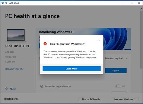 Windows Pc Health Check App