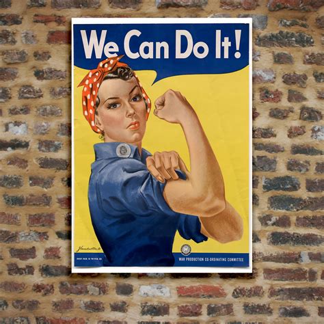 Pin Button J Howard Miller Rosie The Riveter Chapabadge We Can Do It