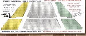 Facility Usage Performing Arts Center Seating Chart