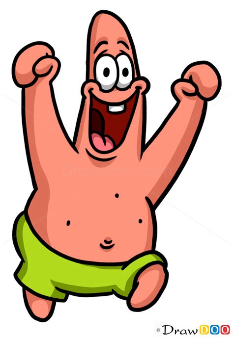 Find drawing ideas and learn to draw characters from cartoons and comics. How to Draw Patrick Star, Cartoon Characters - How to Draw ...