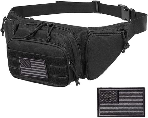 Concealed Pistol Fanny Pack Tactical Waist Bag Carry Gun Holster Fits