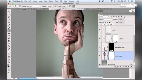 Create A Surreal Portrait In Photoshop Cc Youtube