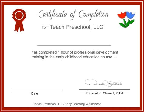 Childhood Development Certificate Tutoreorg Master Of Documents