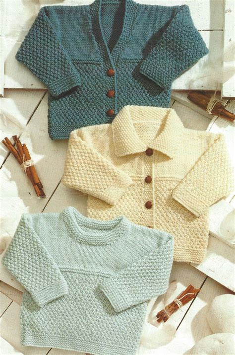 This pullover sweater is one of them which i have designed and knitted for myself. Baby Knitting Patterns Cardigans Sweater 12-24" Prem sizes ...