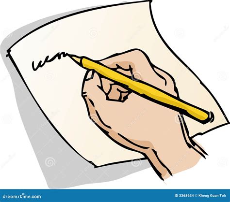 Hand Writing Illustration Stock Illustration Illustration Of Snail