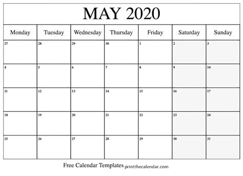 Fill In Calendar 2020 Fill Online Printable Fillable