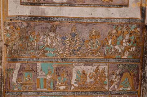 Alagar Koyil Kallalagar Temple South Indian Paintings