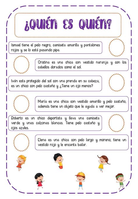 Descripciones Ficha Interactiva Learning Support Bilingual Education Hidden Pictures