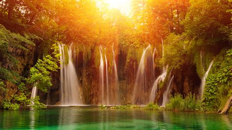 Waterfall Landscape Free Desktop Wallpapers For