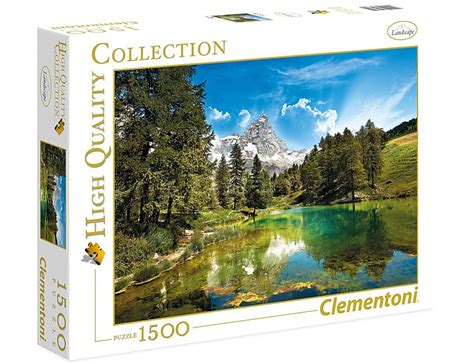 Clementoni Puzzle High Quality Collection Blausee 1500teile Puzzle
