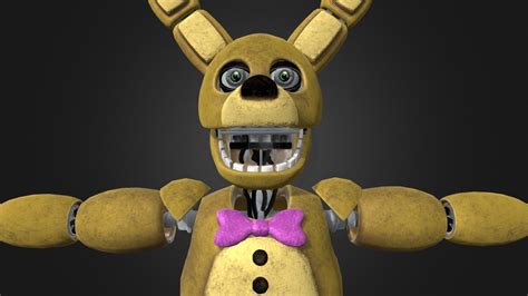 The Real Springbonnie From Fnaf Hw Download Free 3d Model By Captian