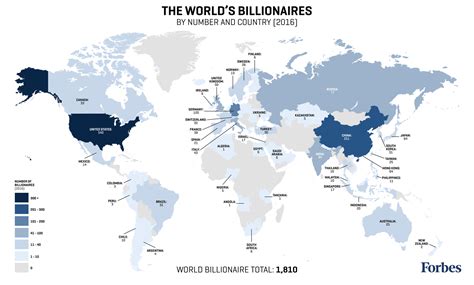 La Mappa Dei Paesi Con Pi Miliardari Rivista Studio