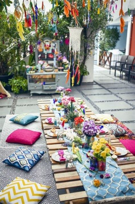 10 Beautiful Boho Outdoor Decorating Ideas Tribal Birthday Party