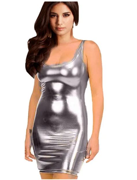 Top 8 Most Popular Metallic Sexy Clubwear Mini Dress List And Get Free