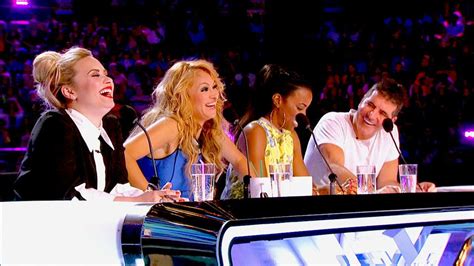 The Judges Demi Lovato Paulina Rubio Kelly Rowland And Simon