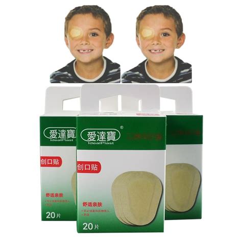 Free Shipping 60 Pcs3boxes 58x82cm Breathable Eye Patch Band Aid Medical Sterile Eye Pad