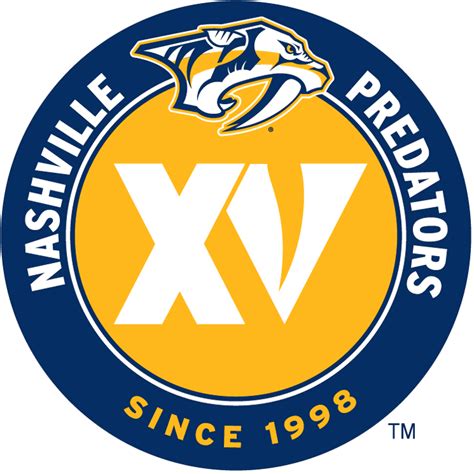 The predators have three excellent wordmark logos. Nashville Predators Anniversary Logo - National Hockey ...
