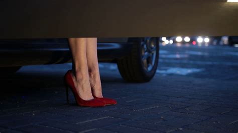 Womans Legs In Heels Stepping Out Of Car At Night Stock Video Footage Storyblocks