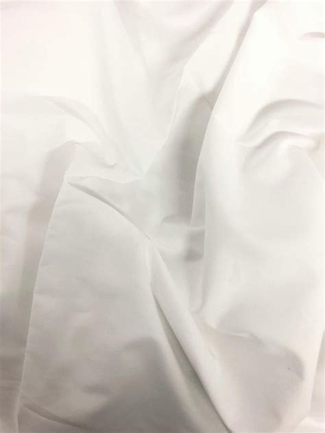 White Cotton Poplin Fabric By The Yard And Wholesale