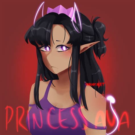 Princess Ava I Mean Ava Mid My Inner Demons Aphmau Pictures Aphmau Characters Cute Potato